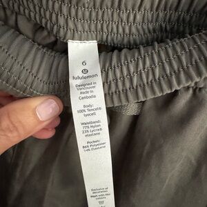 Lululemon shorts size 6 New without tags. Never worn.